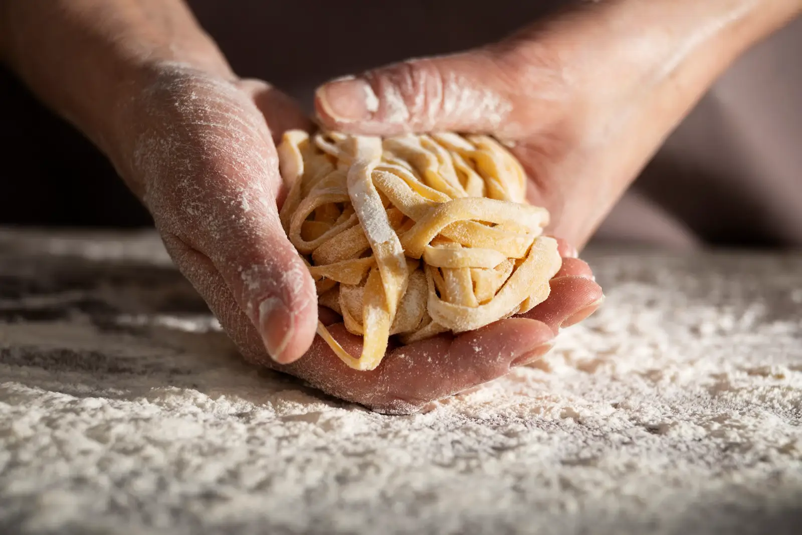 Pasta artesanal hecha desde cero Vendetta Pereira